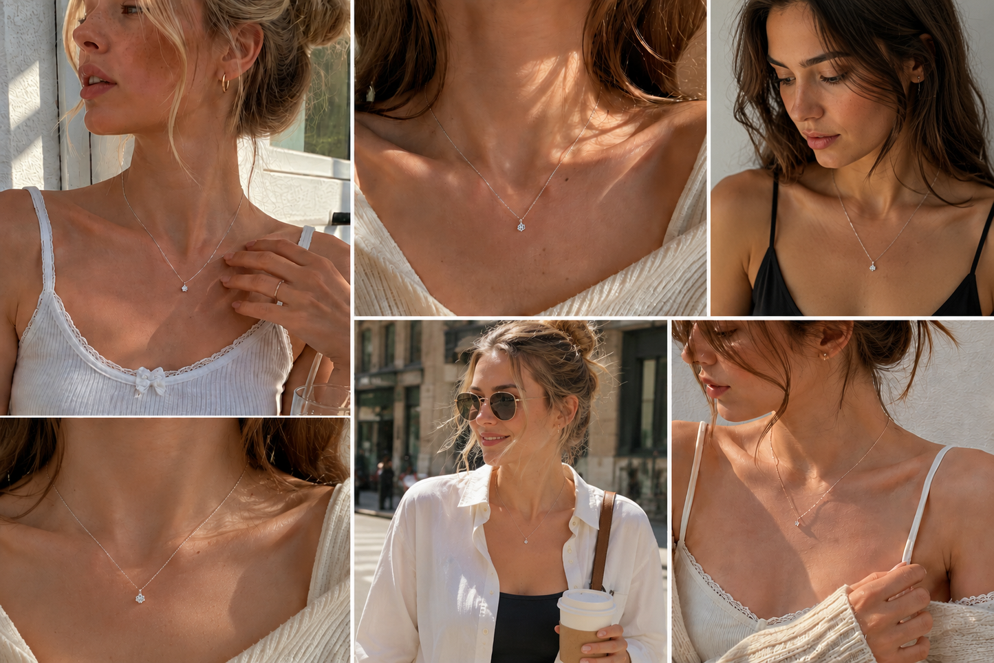 Crown Solitaire Necklace