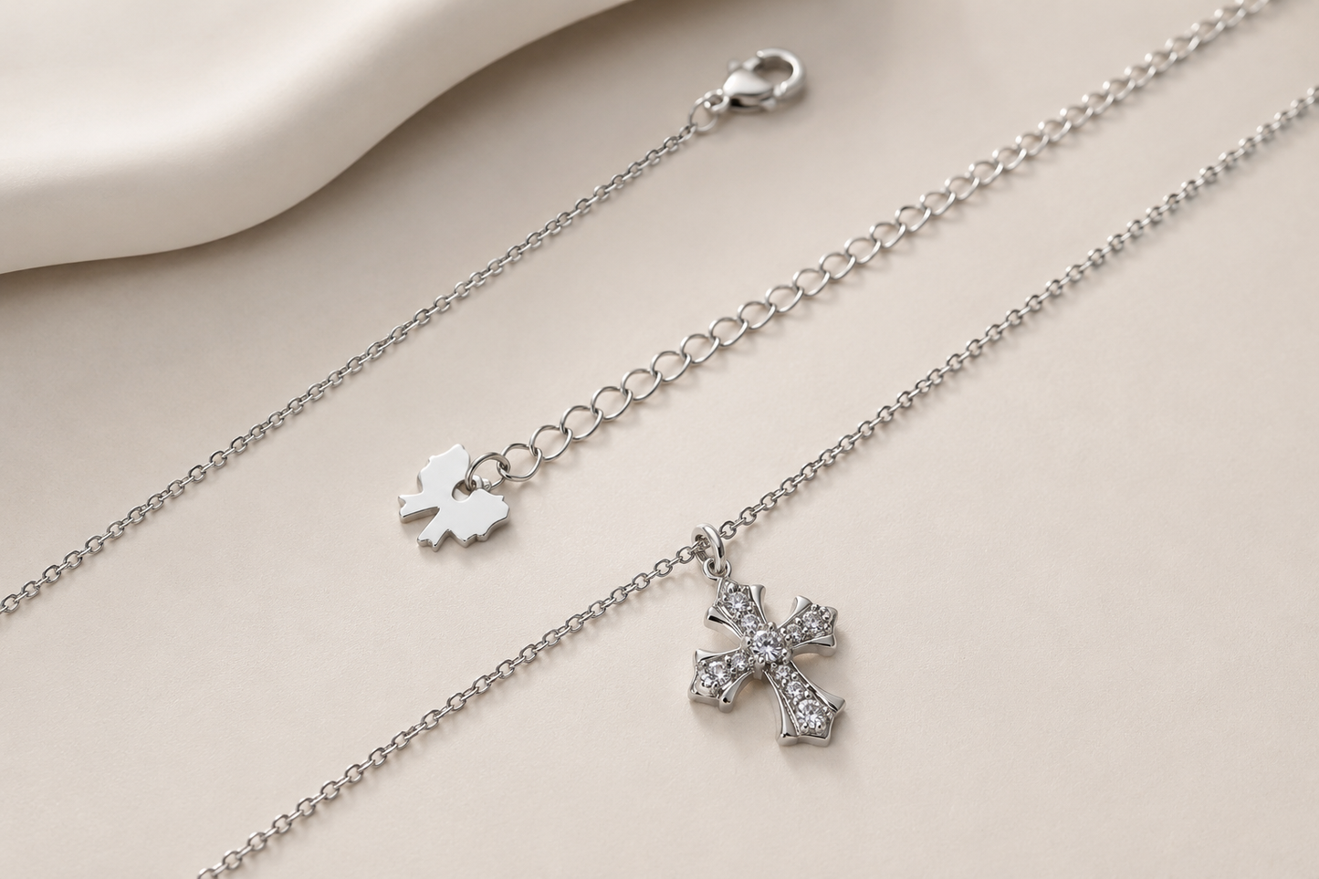Crystal Cross Necklace