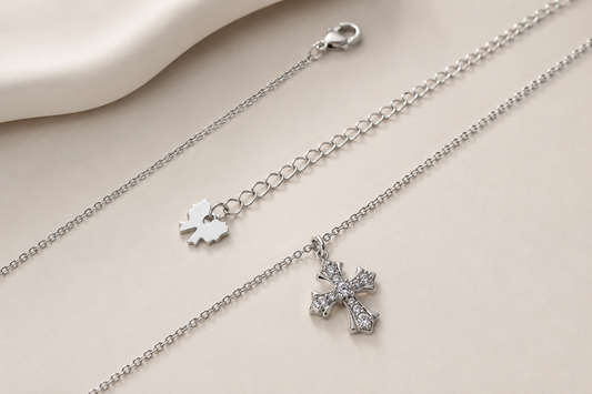 Crystal Cross Necklace