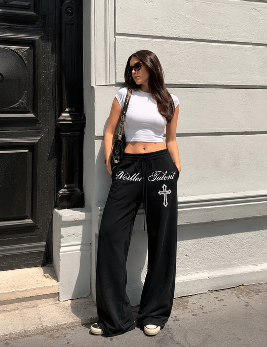 Westler Cross Wide-Leg Sweatpants